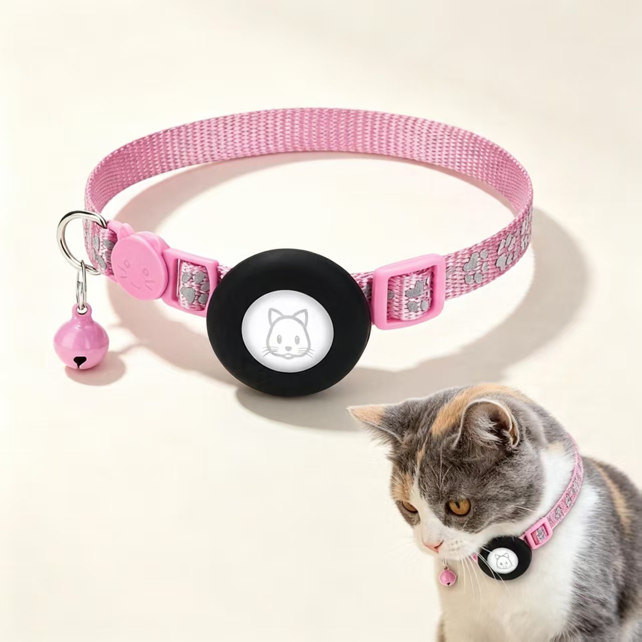 Funda protectora Airtag aplicable Funda de silicona explosiva de Amazon Collar para gatos Hebilla de seguridad Collar para gatos Collar para mascotas