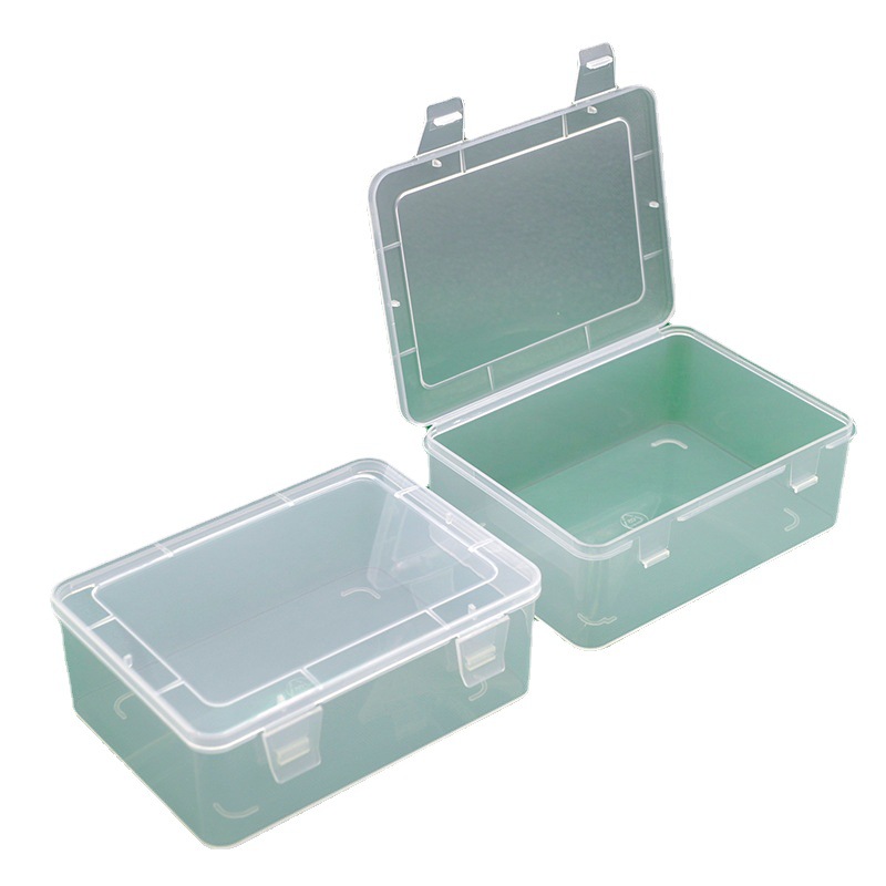 PP de plástico caja vacía portátil de plástico combinación de almacenamiento traje caja de embalaje grande, tamaño pequeño componentes de hardware de almacenamiento