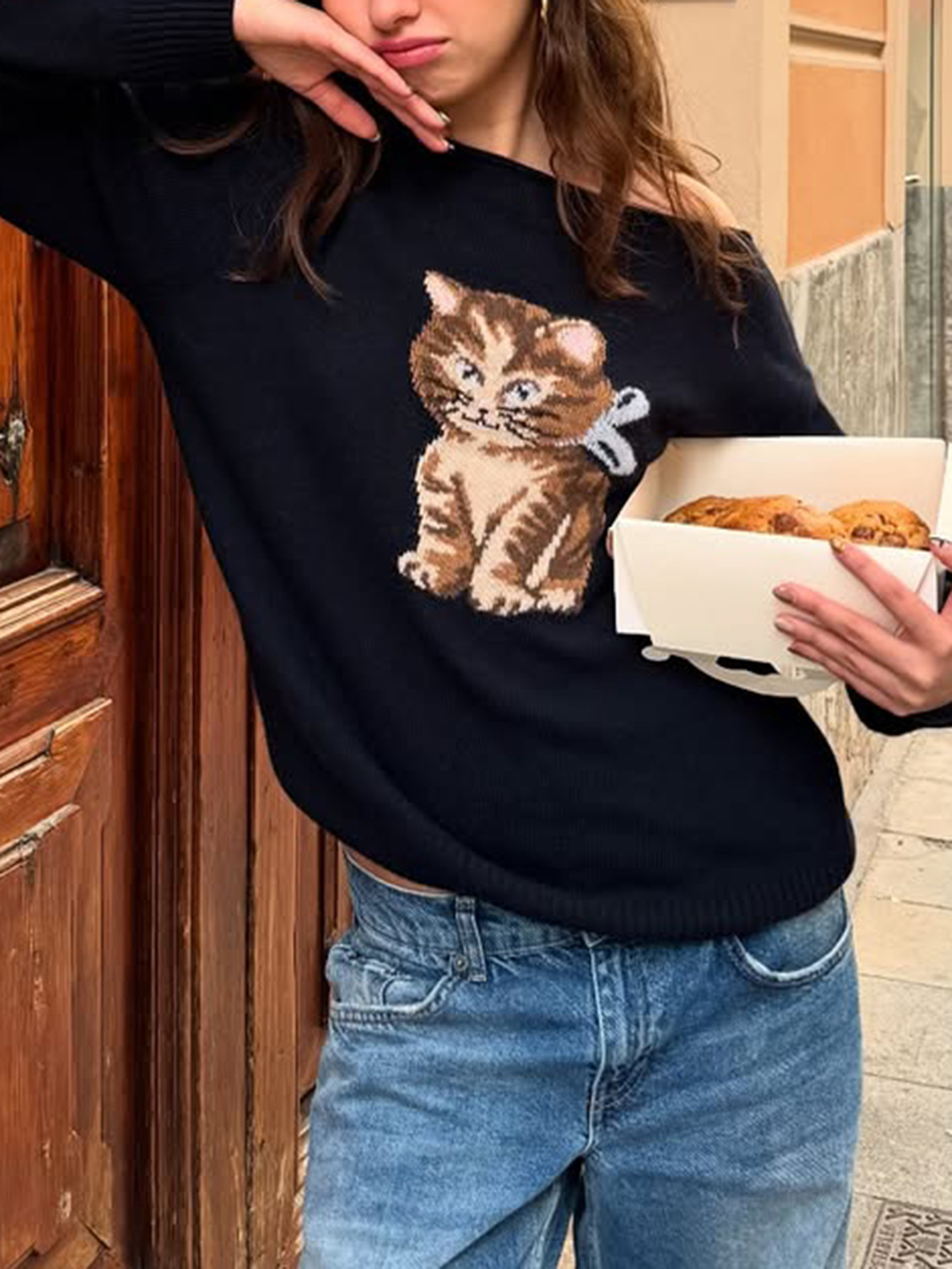 Kaikuo transfronterizo Europa y Estados Unidos vacaciones de ocio versátiles camisas de lana suéter de mujer otoño y invierno 2025 estación independiente de Amazon image 2