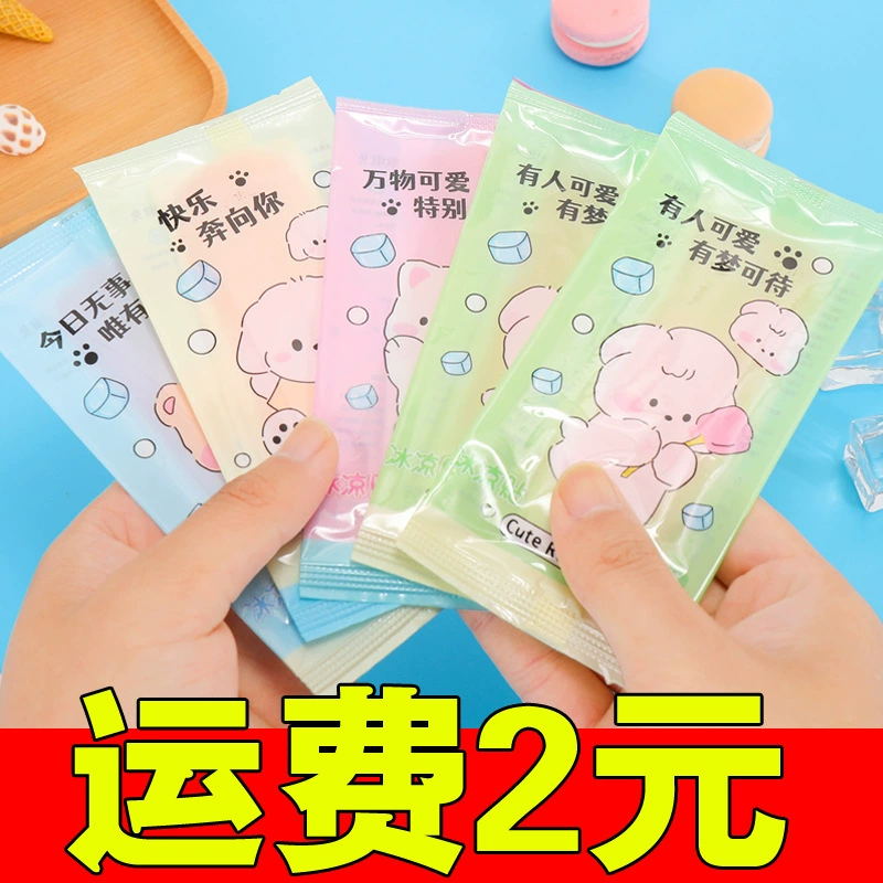 Охлаждающий пластырь, студенческий освежающий пластырь со вкусом фруктов, дети, младенцы и взрослые, снижение температуры, рассеивание тепла и предотвращение теплового удара.