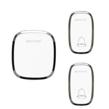 欧规美英规A101二拖一无线门铃家用远距离音乐数码别墅门铃呼叫器