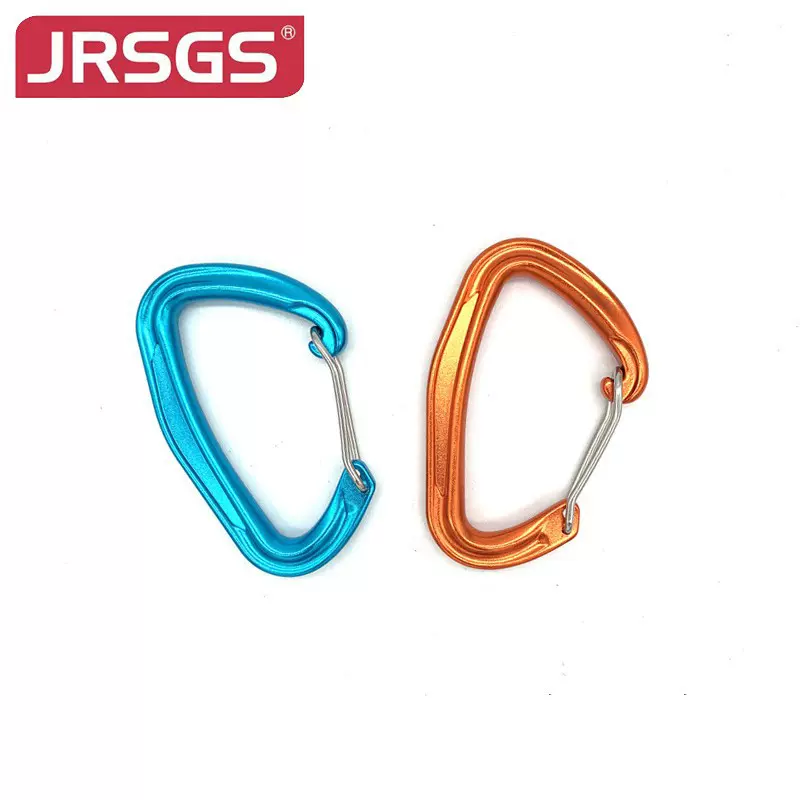 航空铝登山扣铝合金18KN吊床挂钩7075航空铝钩登山扣carabiner