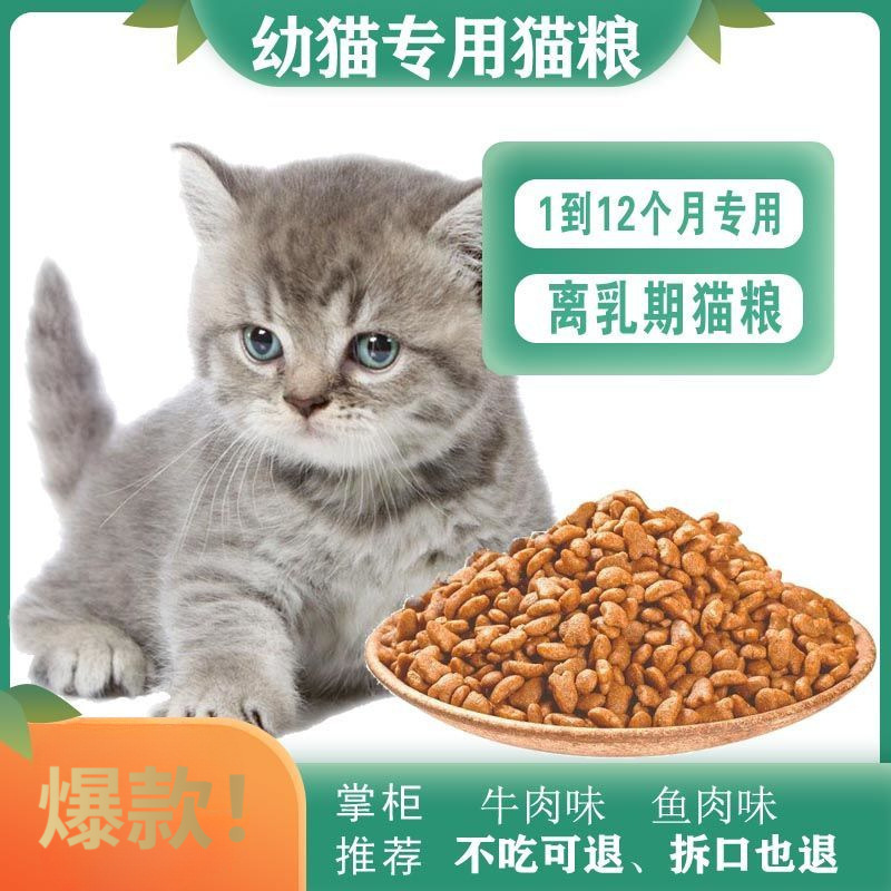 Kitten Food for 1-12 Months Old, Fish and Beef Flavor, Main Food for Weaning Period, Kitten Food Wholesale Kitten Food for 1-12 Months Old, Fish and Beef Flavor, Main Food for Weaning Period, Kitten Food Wholesale