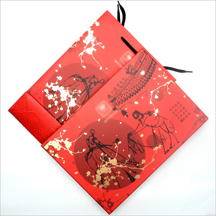 32x22x5.5红色礼品盒 收纳盒 包装盒 纸盒纸袋 客户款需定