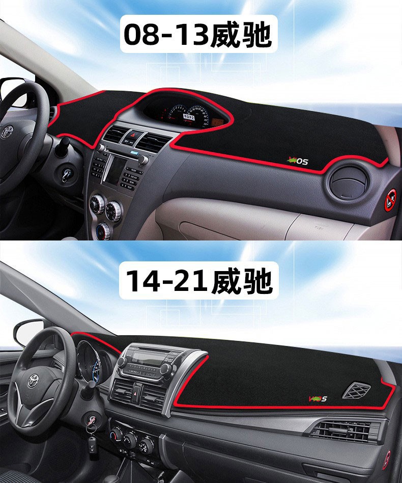 Suitable for Toyota Levin, Camry, Rav4, Yaris X, Dashboard Sunshade Mat, Sun Protection and Heat Insulation Mat