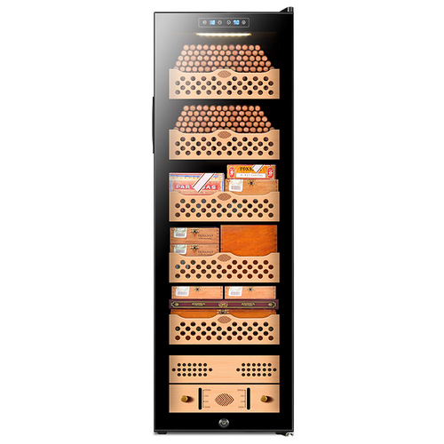 Kelong CL-138C cigar cabinet cedar wood shelf frequency conversion intelligent compressor cabinet constant temperature and humidity cigar cabinet