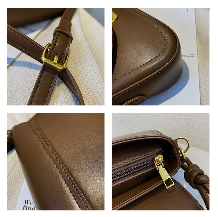 Fashion Casual Lock Solid Color Shoulder Bag Wholesale Nihaojewelry display picture 13