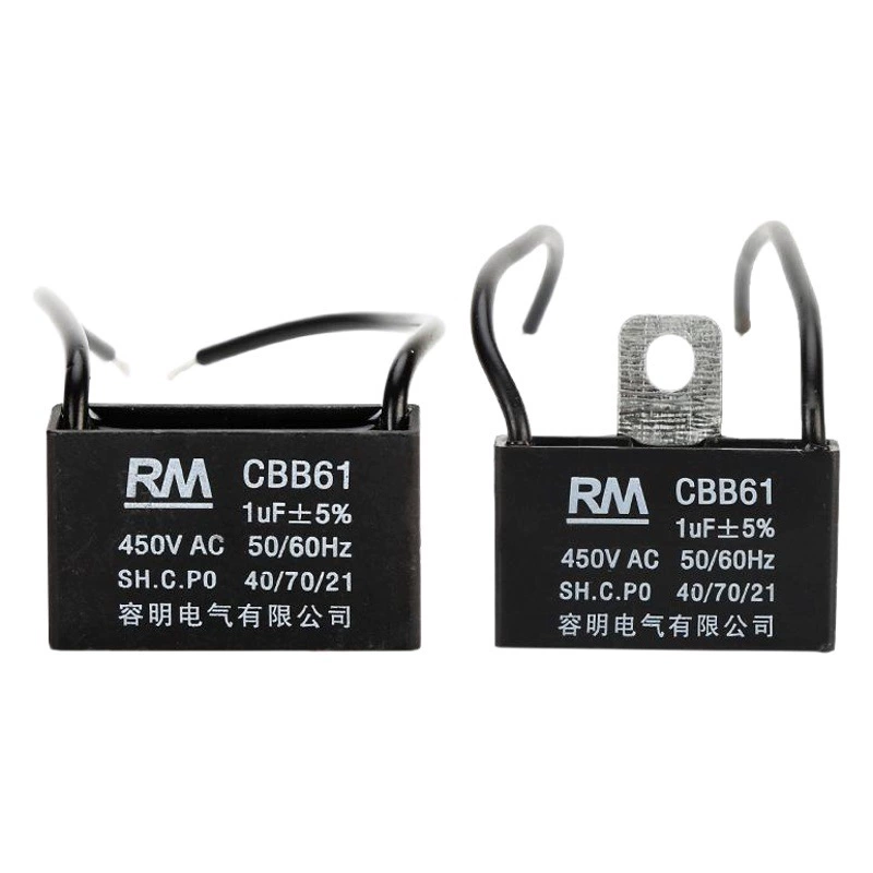 450 В переменного тока пусковой конденсатор CBB61 вентилятор Водяной насос двигатель с проводом работает конденсатор вентилятора оптом