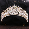 H1378 European and American Crystal Bride Crown Atmospheric Luxury Diamond Selection Beauty Crown Hoop Performance