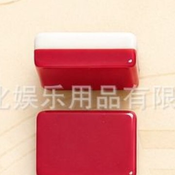 Cross-border American-style mahjong factory, acrylic two-layer wholesale mahjong, 38-piece red Bagua, original design for international platforms, non-infringing
