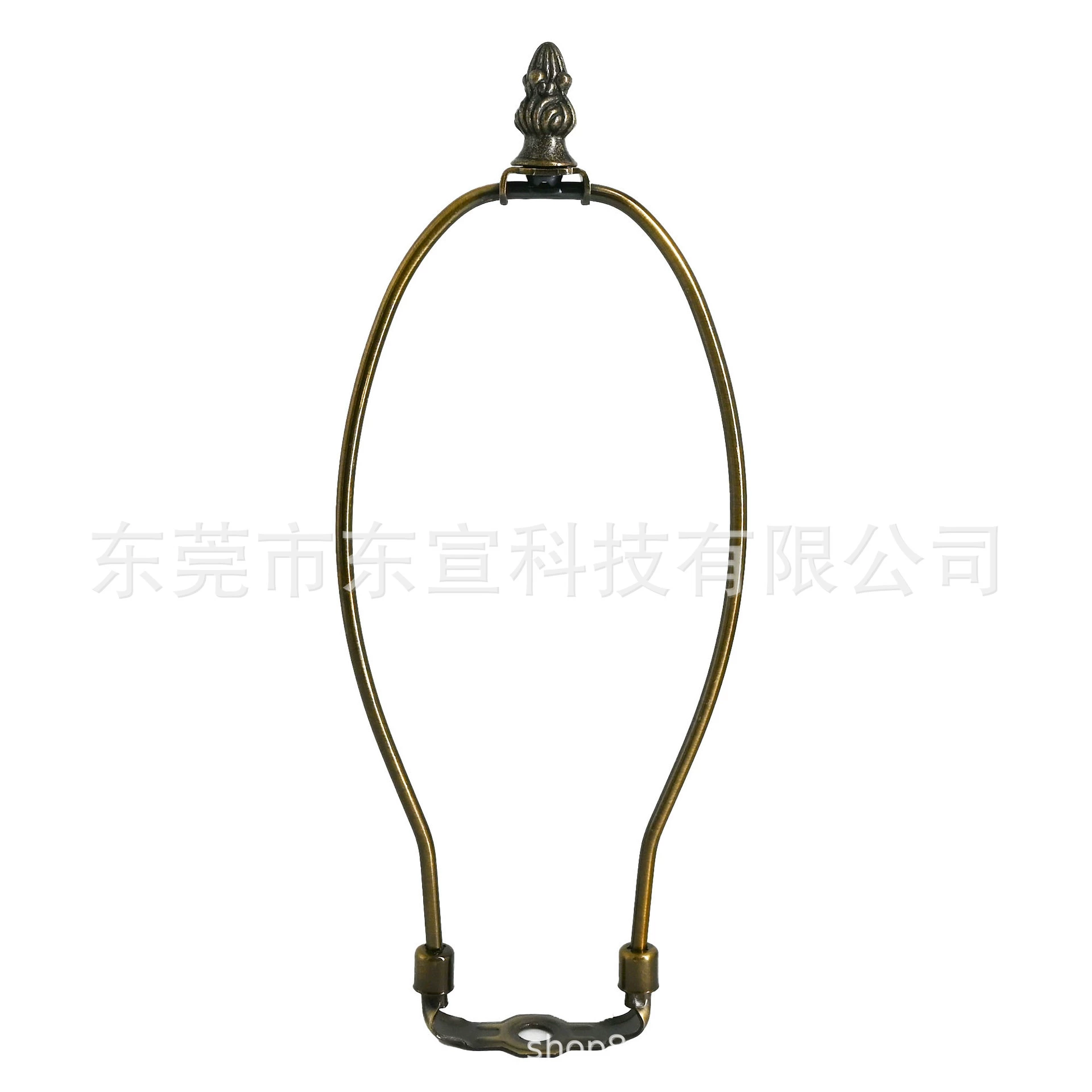 Жирный бронзовый кронштейн настольной лампы абажур рога Haval Rats с ананасовыми головками (весь комплект)