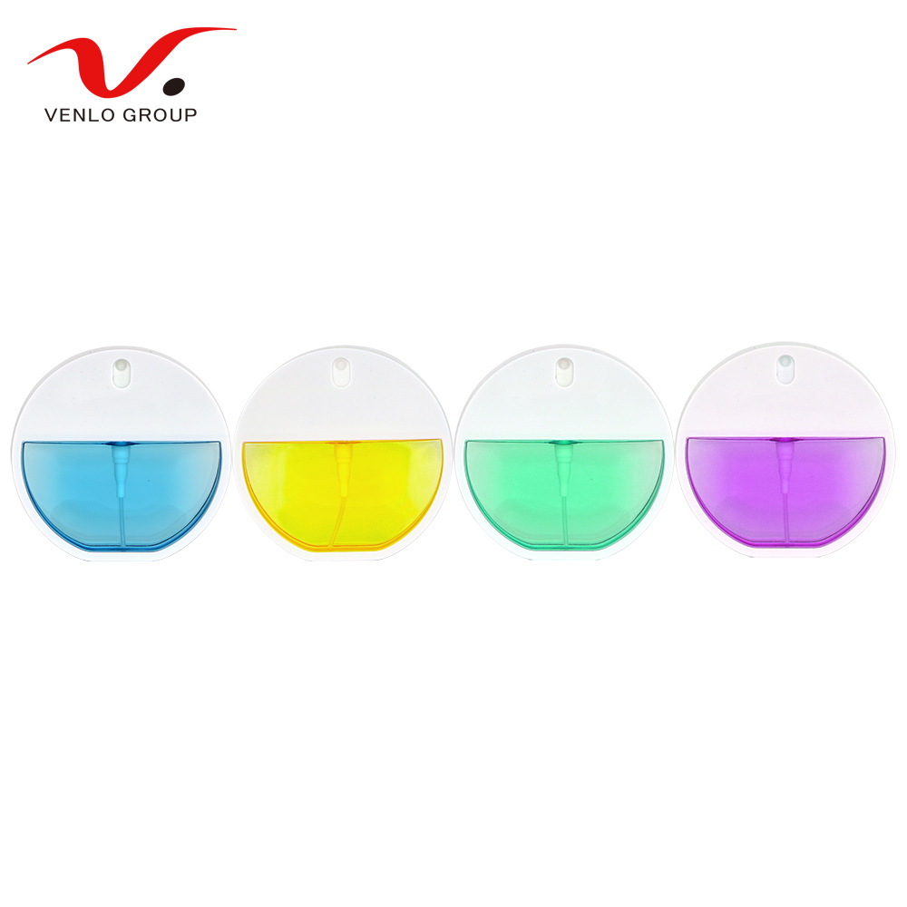 30ML容量圆形卡片式香水瓶 PP塑料护肤水防蚊水分装瓶