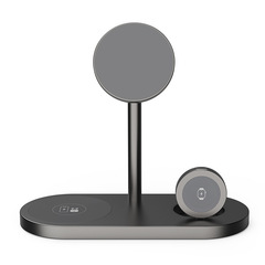 新型マグセーフ磁気三合一無線充電器15w急速充電携帯電話腕時計イヤホン磁気無線充電