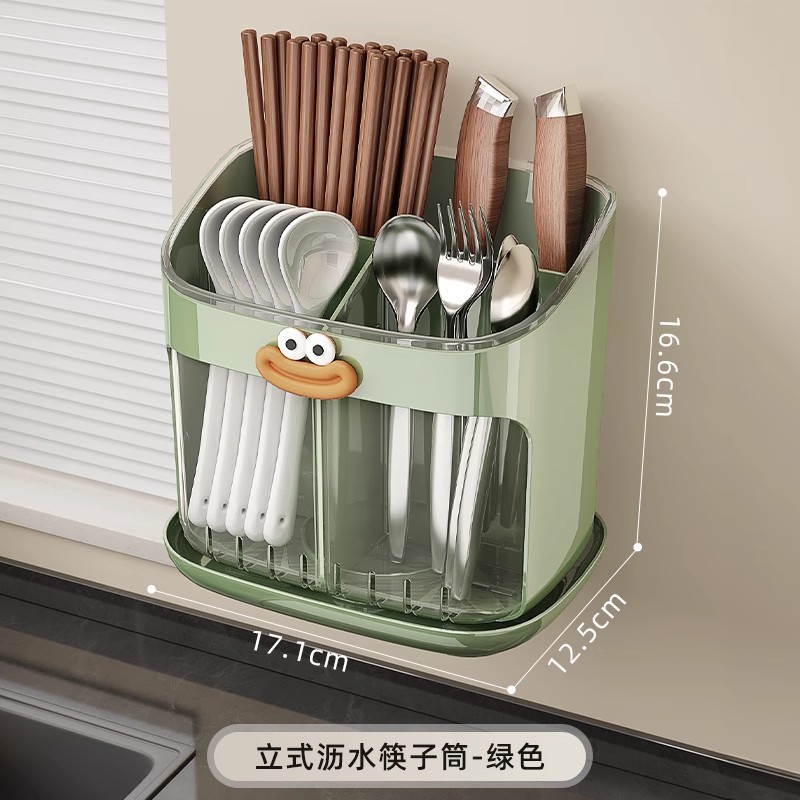 palillos al por mayor caja de almacenamiento de alta calidad nueva cubierta de cocina cuchara cubierta drenaje estante de almacenamiento rápida jaula cesta barril