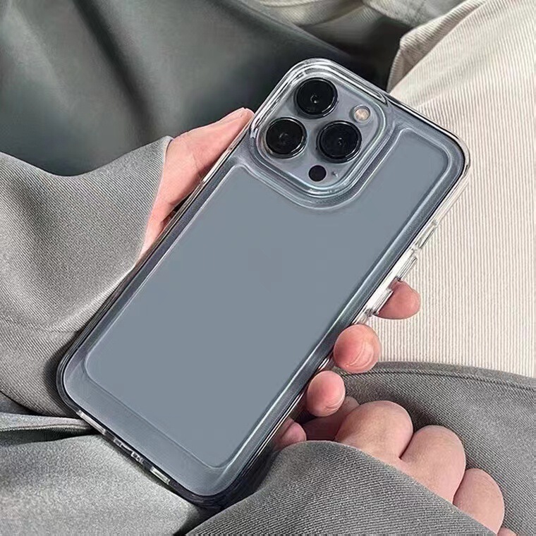 Simple and Suitable for Apple 17 Phone Case, 12 Silicone, 11 Anti-Drop, iPhone 13 Pro Max, Thickened Transparent Space Style Simple and Suitable for Apple 17 Phone Case, 12 Silicone, 11 Anti-Drop, iPhone 13 Pro Max, Thickened Transparent Space Style