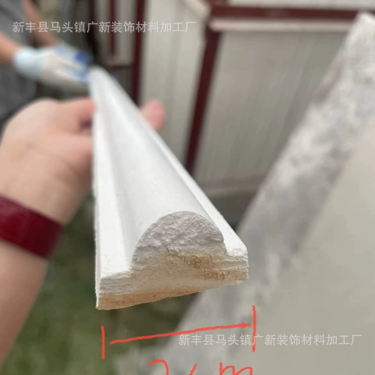 French-Style Gypsum Molding Corner Flower, Decorative Wall Frame Elements, Various Sizes