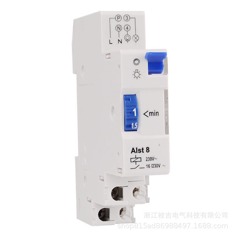 Таймер-выключатель ALST8 для коридора, таймерный выключатель с таймером на семь минут