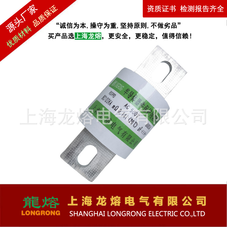 RS97 500V/660V/700V 300A-500A 螺栓连接式熔断体 "龍熔" 品牌