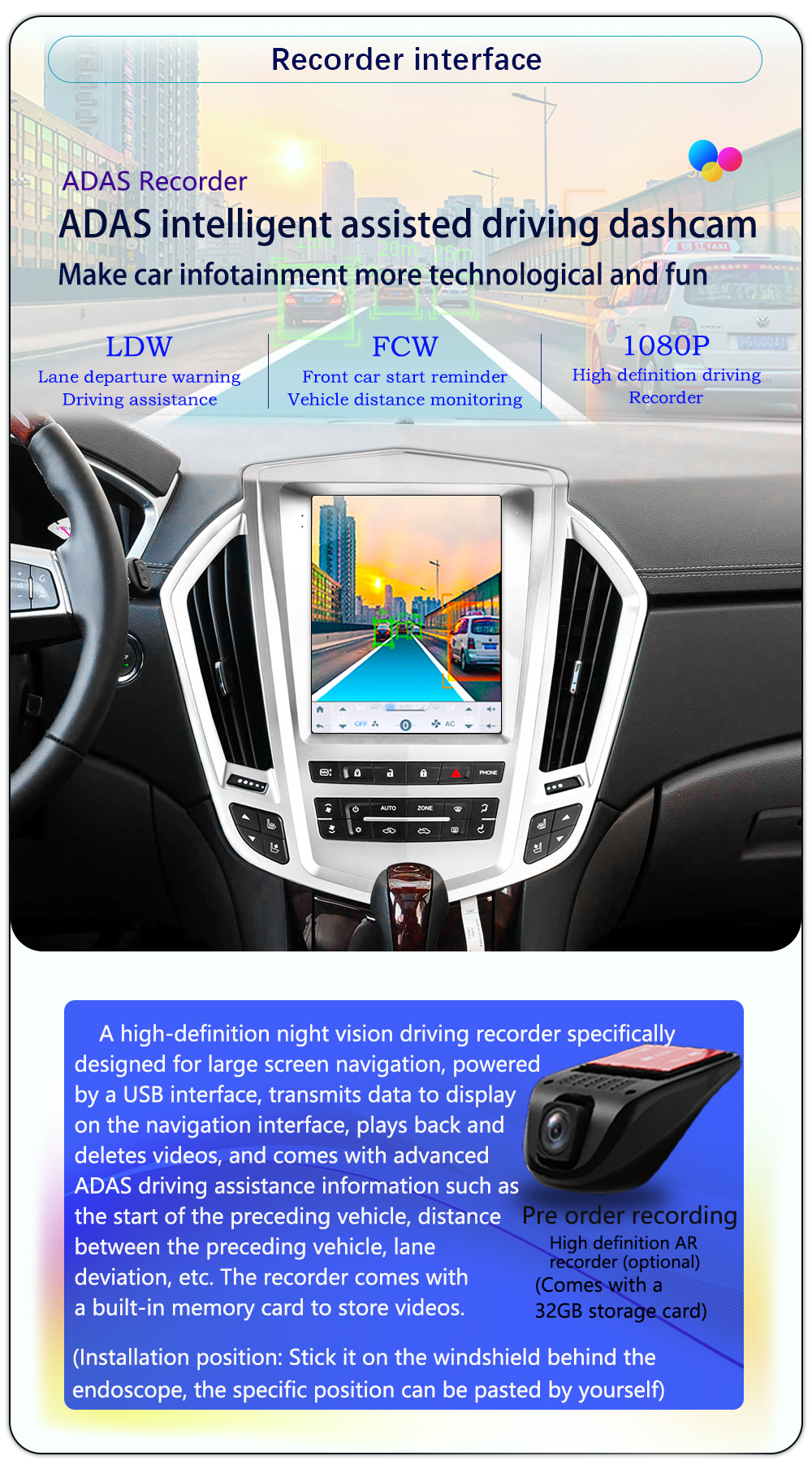 Suitable for 9.7-Inch 09-12 Cadillac Srx Android Large Vertical Screen Wireless Carplay Car Navigation