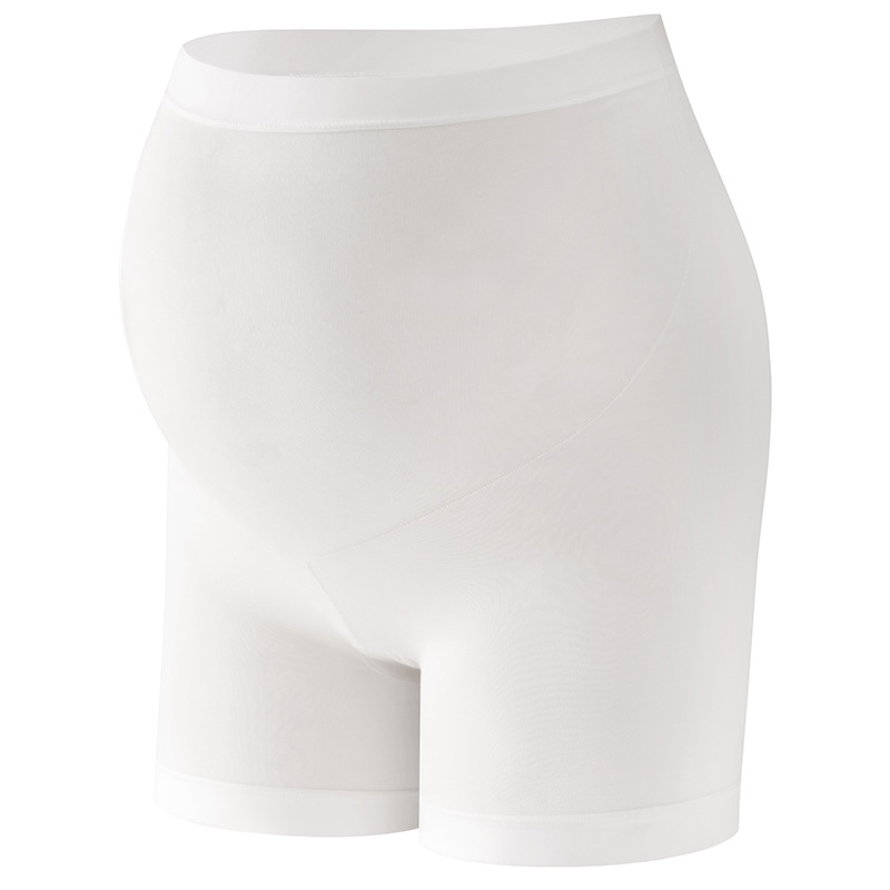 Ropa interior de maternidad, pantalones de seguridad, anti-brillo dos en uno, estilo fino de verano de primavera y verano, cintura alta, abdomen, pantalones cortos, leggings