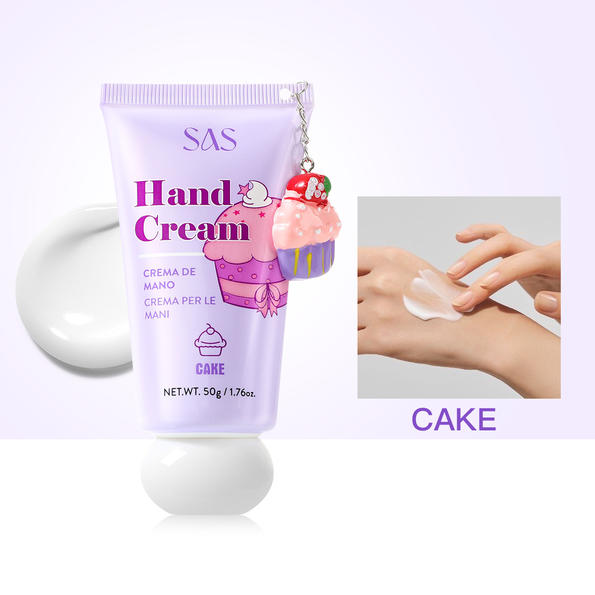 SAS Crema de manos transfronteriza de comercio exterior europeo y americano Hidratante Hidratante Hidratante, Anti-seco y agrietado SAH182