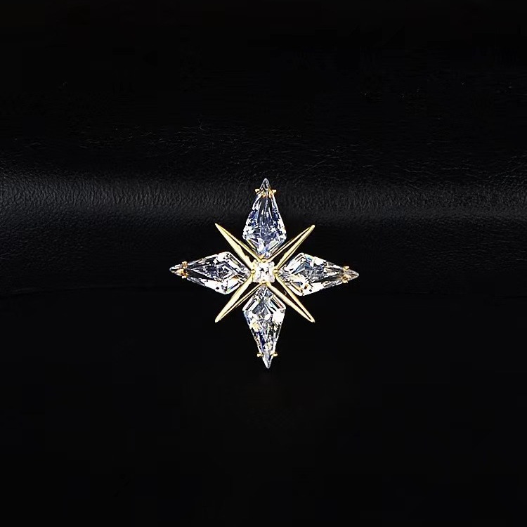 Starlight reversspeld broche voor dames en heren pak accessoire_voghion.com