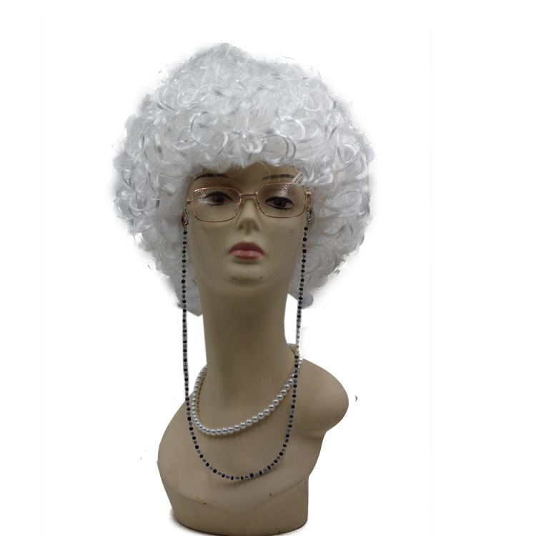 老奶奶装扮假发