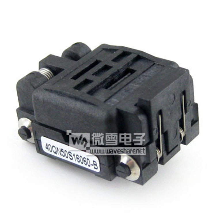 QFN40 MLP40 MLF40 IC芯片烧写测试 引脚间距0.5mm 编程座 测试座