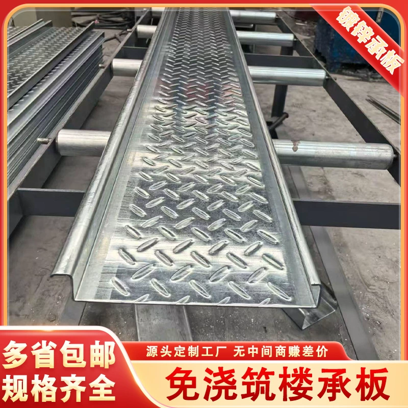 Опорная пластина для лофтовых полов, беззаливная напольная плита, лофтовая платформа, стальная пластина с фиксаторами, напольная плита для стальных конструкций, плита с тисненым узором, оцинкованная плита.