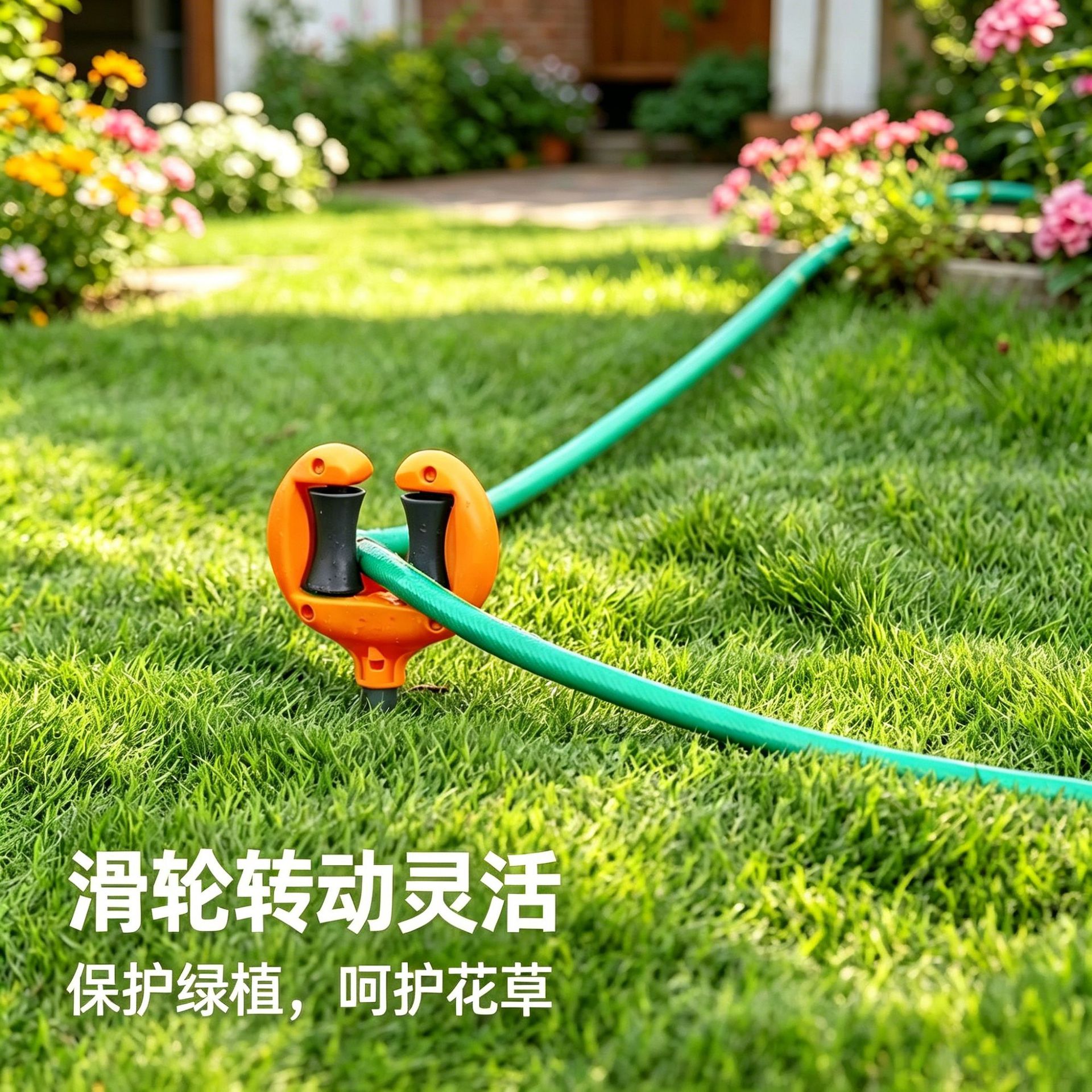 现货跨境批发花园水管架园艺浇花园林浇水户外花木软管定位导管器