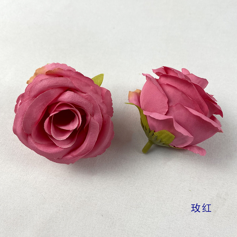 Simulación camellia nueva decoración de estilo chino decoración de boda DIY decoración de cabello flores falsas con regalo de mano 6cm props de disparo de flores