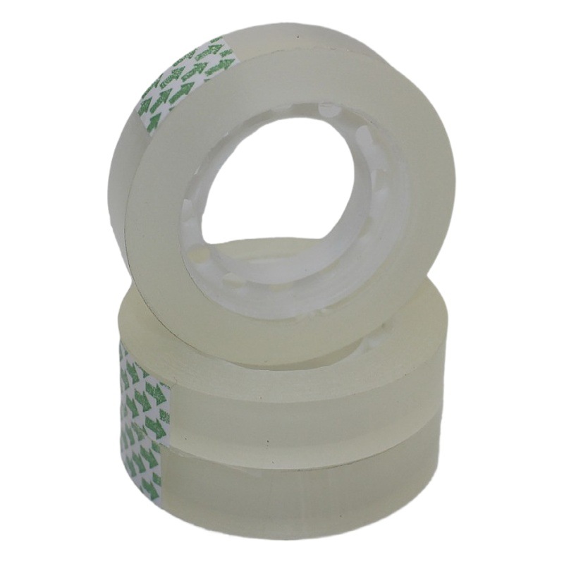 Quan Jia cinta de papelería transparente suministros de oficina papelería pequeña cinta de suministros para estudiantes cinta ventas directas de fábrica se pueden arreglar