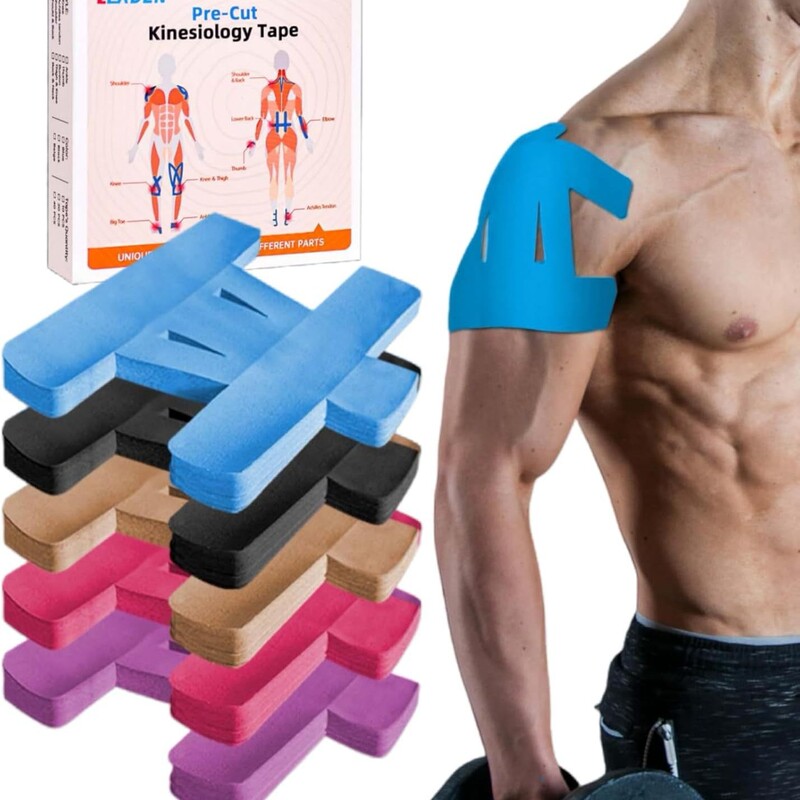 Cross-Border Shoulder Muscle Tape Pre-Cut for Men and Women, Sports Trimming Manufacturer, Stretch Fixation, Anti-Strain Elastic Muscle Tape