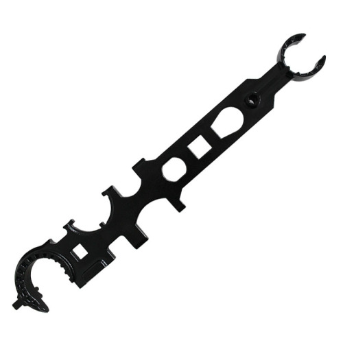 Metal Sun Ring Wrench Lever Core Multi-function Combination Wrench High Hardness AR15/M4 Tool Full Steel Gold