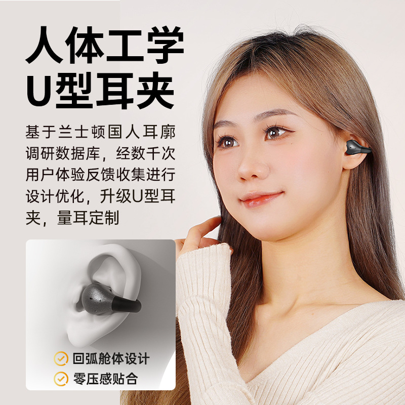 Lanston nuevo TS09A deportivo impermeable OWS auriculares Bluetooth cómodos auriculares de regalo