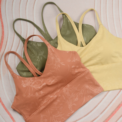  new sports vest female Internet celebrity I-shaped removable chest pad suspender underwear lulu same style breathable yoga clothes