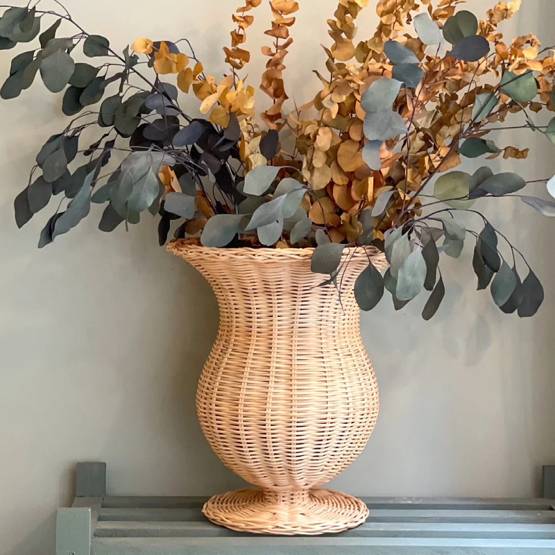 Arquivos de flores artesanales de caña decorados con flores creativas para la sala de estar decoración de lujo simple decoración de alta calidad