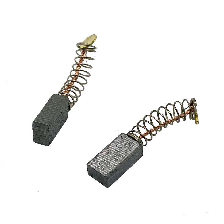 【货号02286】4*6*11碳刷角磨机碳刷切割机碳刷单边带槽碳刷