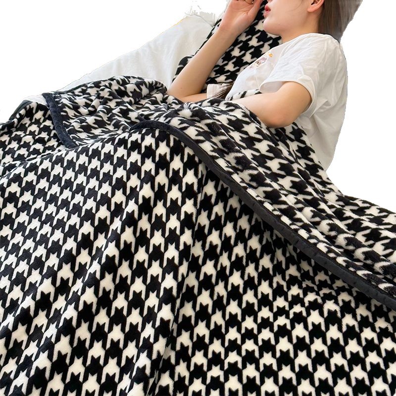 Inswind otoño invierno mantas de sofá mantas de aire acondicionado mantas pequeñas mantas de oficina siesta mantas de lana de coral almuerzo mantas cubiertas