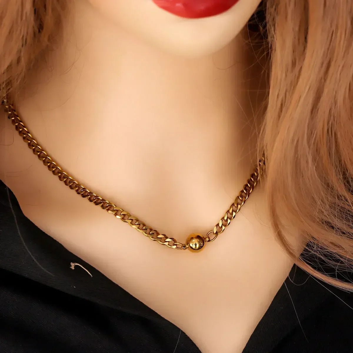 Acero inoxidable pulido magnético hebilla redonda imán cola hebilla conector titanio acero pulsera de cuero que hace accesorios de la joyería DIY