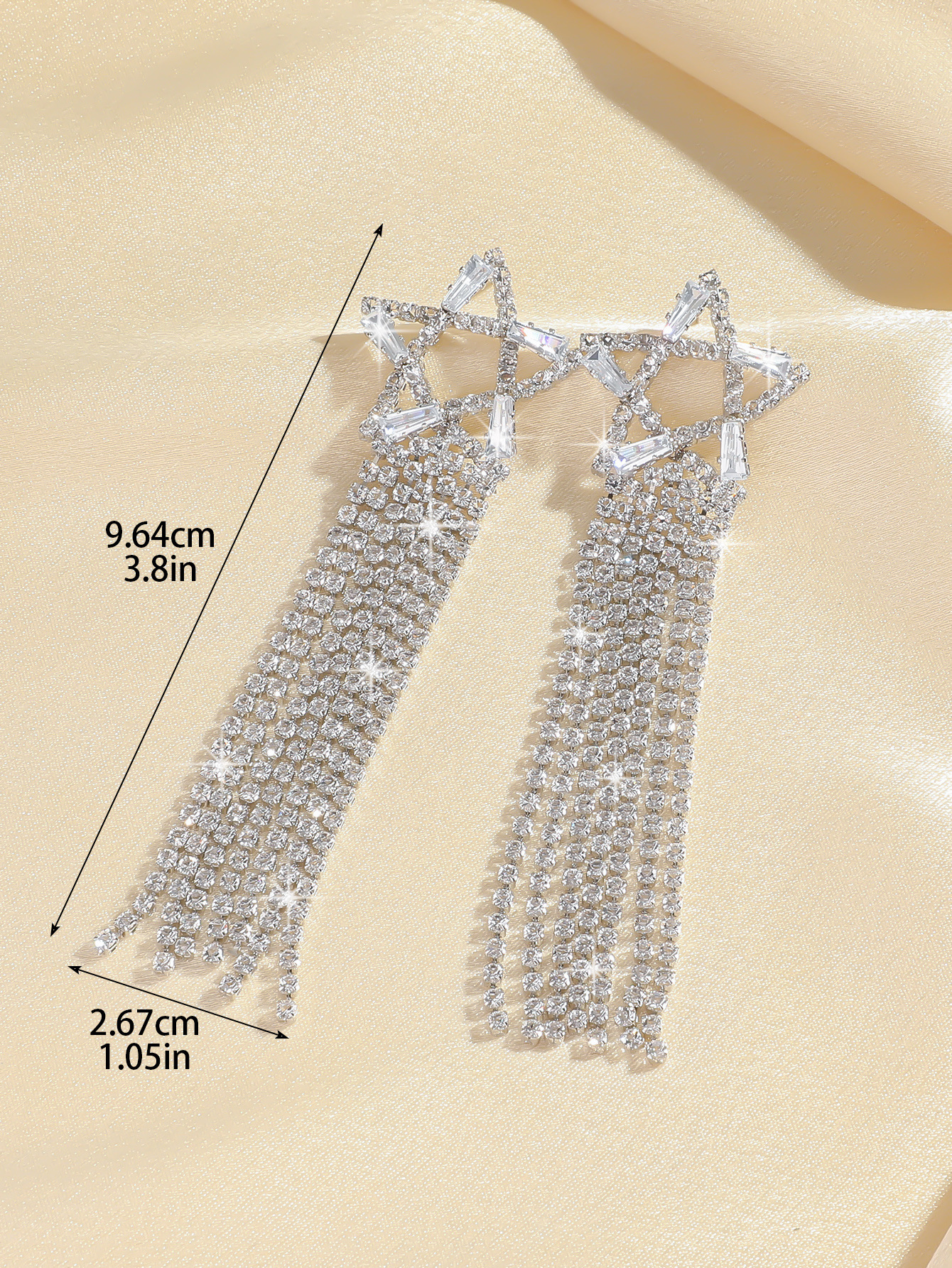orecchini lunghi con nappe e strass in zircone super flash di alta qualità per le donne, orecchini alla moda dal temperamento_voghion.com