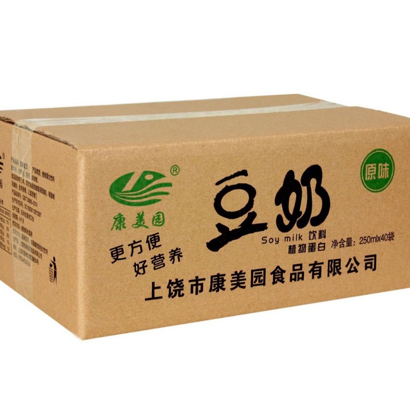 康美園袋入りナツメ豆乳250ml * 40袋/箱朝食ミルク代食ミルク便利袋入り工場卸売り|undefined
