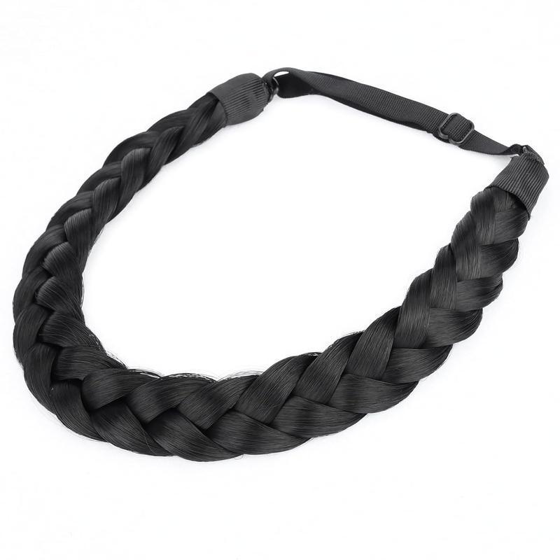 L476 Dropshipping Aliexpress Cross-Border New Hair Band 2-Strand Synthetic Hair Braided Headscarf