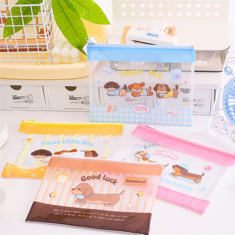 닥스훈트 강아지 파일 홀더 - A5 [디자인은 랜덤 발송]