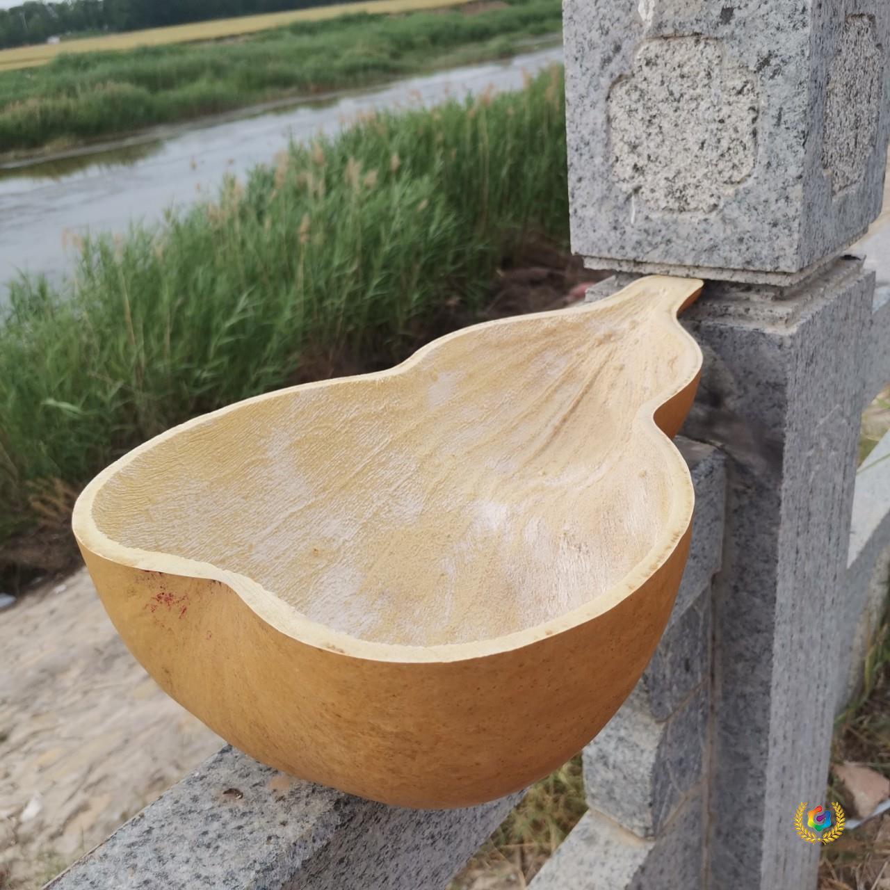®葫芦瓢盛水舀米面大小瓢绿色葫芦水瓢水勺家用盛具米斗石臼家用