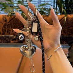 Iu系金属mini愛酒瓶バッグペンダント万宝路小衆個性キーホルダープレゼント