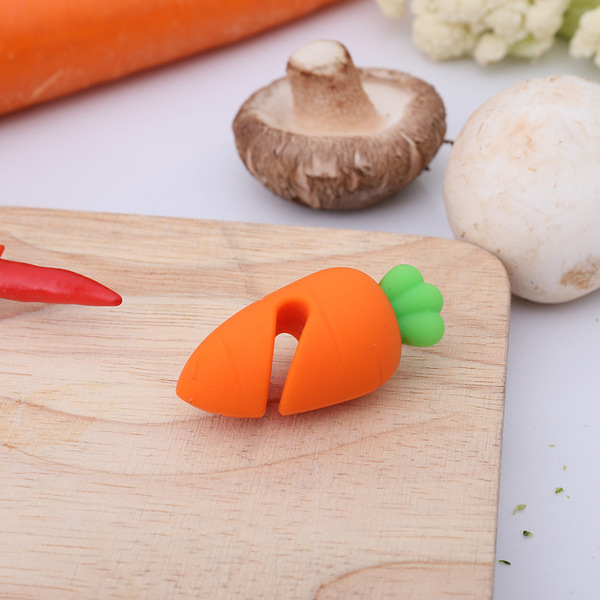 Design silicone small carrot pot lid to lift the anti -overflow…
