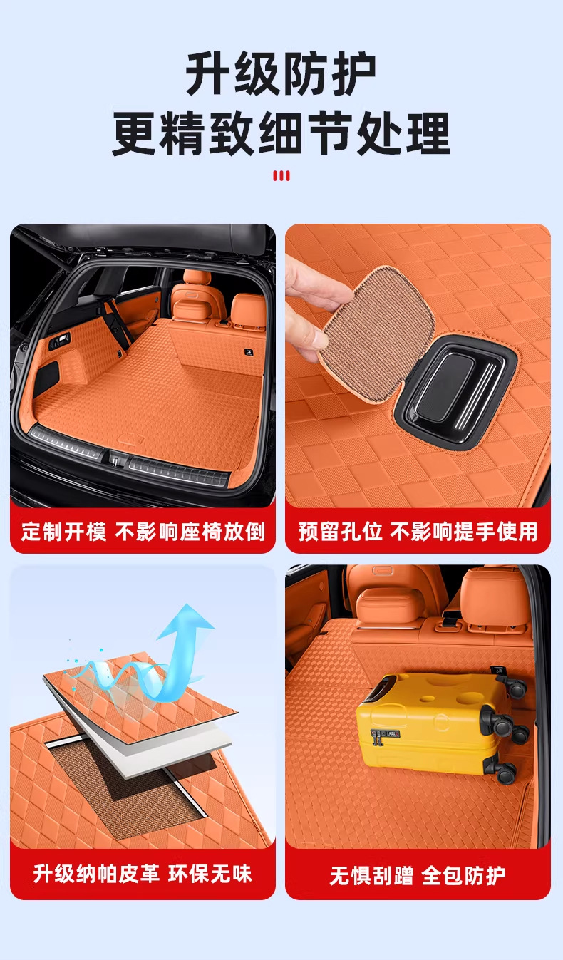 Suitable for 26 New Aito M7 Models, Special Trunk Mat, Full Coverage Interior Decoration Accessories, Practical Accessories and Supplies