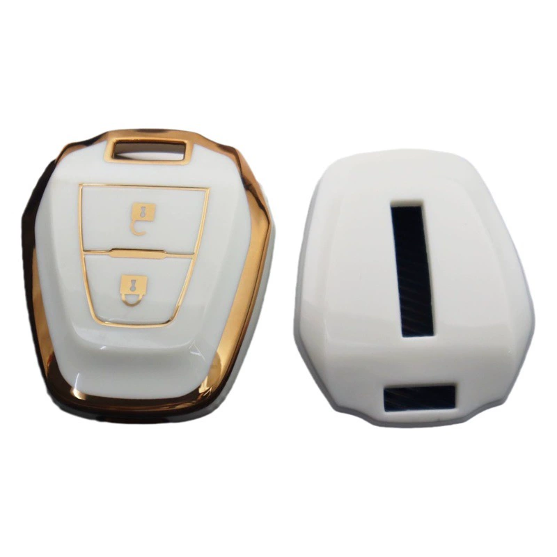 Подходит для автомобиля ISUZU с 2-клавишной прямой пластиной, корпус ключа, пикап, двухклавишный интеллектуальный пульт дистанционного управления, крышка ключа