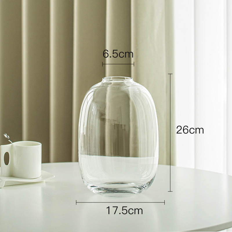 Floral de jardín decoración sala de estar vidrio de madera de estómago alto sentido de agua transparente reloj colgante hidroponía verde grande